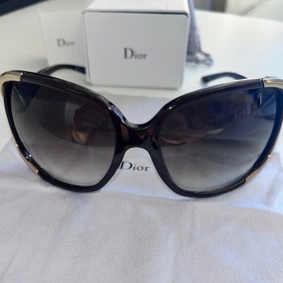 CHRISTIAN DIOR SUNGLASSES COPACABANA BROWN COKJS - Picture 1 of 7